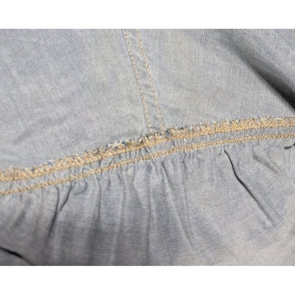 Liz Claiborne Chambray Top Womens Size L Button Up Long Sleeve NWT NOS - Picture 11 of 14